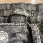 KanCan Womens Distressed Black Denim Shorts‎ Size 28 Photo 2