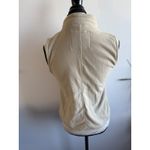 RL Polo Jeans Co Fleece Vest Tan Zip Up Stand Collar Women's Medium Photo 1