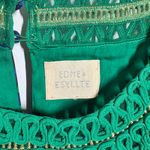 Anthropologie EDME & ESYLLTE Dress Women Floral Embroidered Chiffon Max Wedding Blue Size 4 Photo 7