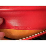 Gucci Red Leather  Wallet with Gold Horsebit Detail Photo 4