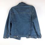 Divided H&M Womens Denim Jacket Retro Trucker Medium Wash Cotton 12 Photo 1