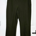 MM.LaFleur M.M. LaFleur Flat Front‎ Dress Pant Dark Green Ankle Length Size 10 Photo 0