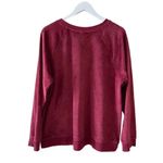 Stars Above  Velour Bohemian Festival Rusty Red Long Sleeves Womens Sweatshirt SZ Photo 5