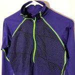 Nike Pro Purple Running Half Zip Medium Photo 2