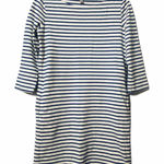 Uniqlo  blue white‎ striped sweatshirt dress small Photo 0