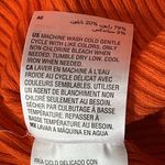 Bar III  X-Large Mini Sweater Skirt Stretch Elastic Waist Orange Photo 4