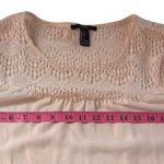 Forever 21 Women's Crochet Detail Long Sleeve Blouse Sz L Photo 1