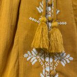 Garnet Hill Solaris embroidered crepe maxi skirt size S Photo 3