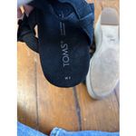 Toms Women's  Black Suede Willow Strappy Espadrille Sandals size US 9 Photo 4