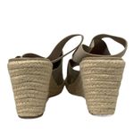 G.H. Bass Cher‎ Open Toe Slingback Wedge Tan Size Size 11 Photo 3