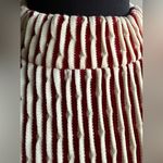 Vintage 70s Fire Islander ribbed knit mock neck zipper shirt, size medium Red Photo 3