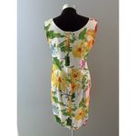 Jams World  Dress Womens Large White Flora Grande Hawaiian Beach Hibiscus Photo 3
