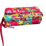 Vera Bradley Quilted Vibrant Floral Wristlet Clutch Photo 1