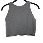 Athleta  Insight Rib Tank Top Charcoal Gray Sports Bra Size M Photo 0