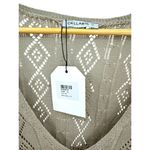 New Cellabie Womens Brown Sleeveless V Neck Knit Hollow Vest Sweater Size XL Tan Photo 3