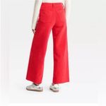 Universal Threads Universal Thread Bright Red Wide-Leg Pants Photo 2