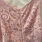 Nordstrom Pink Lace Dress Dusty Rose Sleeveless Vneck Sheath M Photo 5