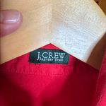 J. Crew Factory Store Fitted Vibrant Red Long Sleeve Shirt Size Small Photo 2