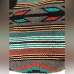 EL Paso Saddle Blanket Co. Large Tote Bag Handwoven 18”X16” southwestern Blue Photo 1