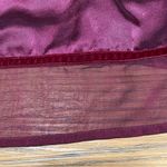 Victoria's Secret Vintage Victoria Secret Burgundy Pajama Adjustable Tank Top Photo 6