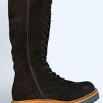 Urban Outfitters  Black knee-high lace-up boots - Size 8 - Brand New Photo 1