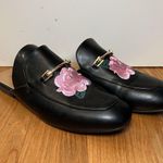 Catherine Malandrino Shoes Womens Size 8 Slip On Mule Embroidered Pink Rose Photo 0