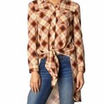 prAna  Plaid Flint Maxi Long Tunic Photo 10