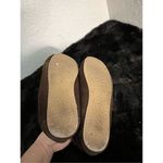 Minnetonka  Brown Suede Moccasins White Fur Lining Womens 9 M Photo 4