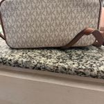 Michael Kors Micheal Kors bag backpack white brown logo MK Photo 5