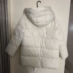 Mango CREAM COLOR HOOD QUILTED WATER REPELLENT COAT SIZE XXS NWT Photo 7