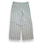 Gap Wide Leg Crop Striped Pants Womens 8R Blue Photo 1