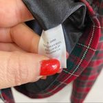 Pendleton  Vintage Collarless Plaid Red Button Front Blazer Size 8 Photo 4