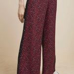 French Connection NWT Two-Tone Floral Flowy Wide Leg Pants Sizw 10 Photo 3