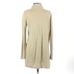 Calvin Klein Vintage Tan Y2K Open Front Waterfall Cardigan Sweater Size XS Photo 1