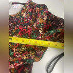 LuLaRoe Dark Rose Amelia Dress Rare Print Pleated Pockets Size Large 14/16 0188 Photo 8