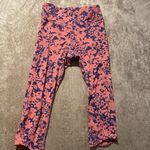 Lululemon  Legging Sz 6 Final Lap Crop Dark Canyon Efflorescent Onyx Orange Blue Photo 0