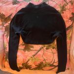 Lululemon black ribbed bolero top long sleeve high turtle neck Photo 2