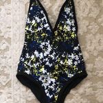 Neiman Marcus Sole East V Neck Tied One-Piece Photo 3