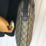 Gucci Supreme Coated Canvas and Leather Crossbody Messenger Shoulder Bag Vintage Photo 7