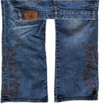 Ralph Lauren Vintage Lauren Jeans Co. Jeans High Rise Embroidered Accent Boot Cut Denim 10P Photo 10