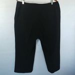 Larry Levine  Black Dress Crop Capri Pants Photo 2