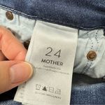 Mother High Waisted Ankle Fray Jeans Womens 24 Raw Hem Skinny Blue Denim Fall Photo 14