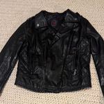 Dollhouse  Black Leather Biker Jacket Photo 0