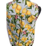 For Cynthia Petite Lemon button down sleeveless top light blue PS petite Photo 1