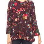 Johnny Was  The Janie Favorite Floral Swing Tunic Top Boho Chic Oversized XXS Photo 9