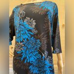 Bob Mackie  wearable art pullover dress. 3/4 quarter length  sleeves. Size XL Photo 2