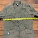 Loft Brown Jacket Women’s Size 2 Button Down Blazer Long Sleeve Cotton Photo 6