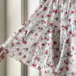Lulus Lulu’s White Floral Tiered Mini Skirt Cute Factor NWOT Medium Photo 31