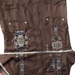 Miss Me Brown Lightweight Tribal Embroidery Stitchig Jacket Size Large Photo 9