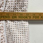 HD in Paris Anthropologie Eyelet Dress White Lined Short Sleeve Party US 12 Photo 6